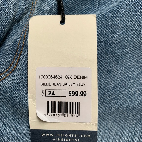 NWT Insight high rise jeans with knee rips - Picture 5 of 11